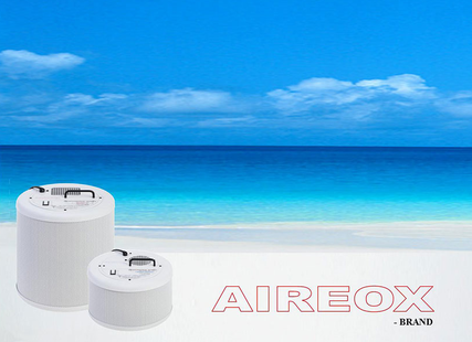 Aireox air purifier on beach